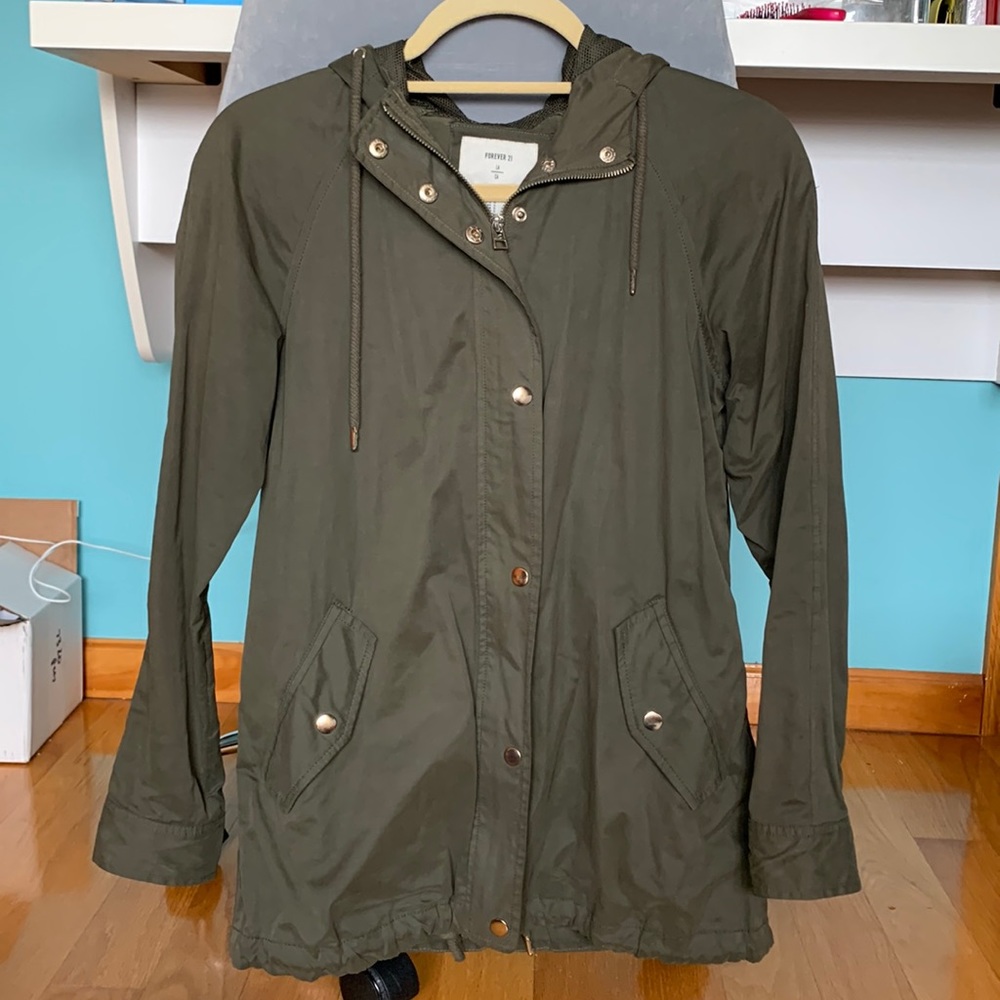 Forever 21 Green Spring Jacket